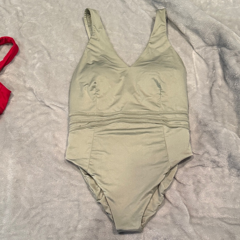 BuffBunny Women's One Piece Swimsuit in Light Green
